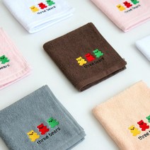 송월타월 쓰리베어즈 고리수건, 핑크, 5장