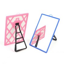 심플 클래식 사각 탁상 벽걸이 거울 8X12CM 랜덤색상