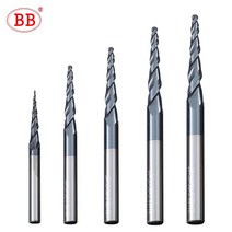 BB 볼 코 테이퍼 엔 밀 솔리 경 조각 라터 비트 릴리 원목 금속 CNC 밀링 커터 코팅 3.175mm 4mm 1PCS, R0.25x30.5xD6x75, 17 R0.25x30.5xD6x75