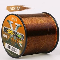 500m 금 발견 낚싯줄 생체 공학 보이지 않는 모노 필라멘트 나일론 반점 탄화 수소 코팅 라인 잉어 낚시 도구, 2.5