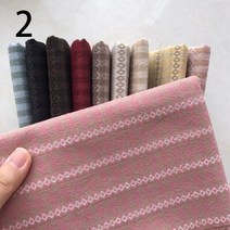 리버티원단 수입원단 새로운 DIY 일본 작은 천 그룹 원사 염색 직물 수제 패치 워크 퀼트 스트라이프 도, 02 vivi1290_01 50x70cm