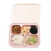 아이별프렌즈 실리콘 흡착식판 아기식판 유아 뚜껑 식판, 실리콘 흡착식판 핑크