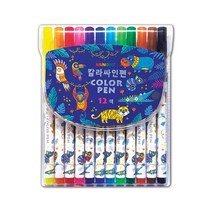 문교 사파리 12색 사인펜 학습채색도구