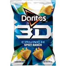 [미국직배송]도리토스 3D 크런치 스파이시 랜치 170.1g Doritos 3D Crunch Spicy Ranch