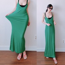 나날샵 수박 롱원피스 :) 레이온 스판 쭉쭉 빅사이즈 원피스 여성의류 롱원피스 원피스