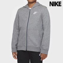 나이키 B NSW 클럽 FT 후드집업 DD1698-091