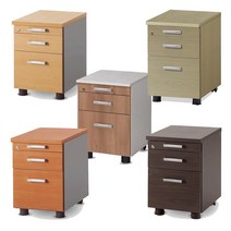 퍼주퍼주 PB-01 L형퍼즐책상 사무실사원책상 팀장용, 책상고급서랍(펜+목재+3중레일)그린