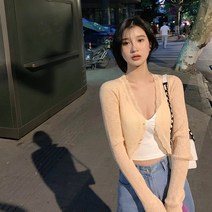 봄 여름 자외선 차단 자켓 자외선 차단제 카디건 여성용 슬림 섹션 숄 여름레이어드멜빵 스커트 아우터 블라우스실크 니트 탑코트