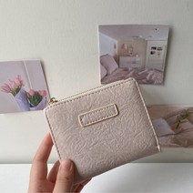 여성용 대용량 슬림반지갑 카드지갑 12*9*2cm PU 5컬러