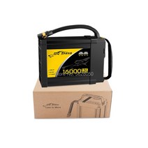 TATTU-16000mAh 44.4V 12S LiPO 배터리 버스트 25C 대용량 다중 로터 FPV 드론 헥사콥터 옥토콥터 용, 01 16000 12s 44.4v
