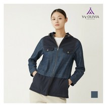 [올리비아로렌] 데님패치 야상점퍼_VVCCLYS2371