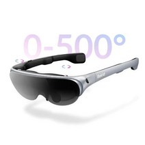 VR VR기기2022 Rokid Air 3D AR 안경 접이식 VR 스마트 120 "스크린 1080P OLED 듀얼 디스플레이 43, 한개옵션1, 01 Silver Glasses