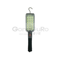 GONGGURO 공구로 LED작업등-USB충전식 작업등 34구 LED라이트 작업등 야외등 캠핑랜턴 캠핑등, 단품