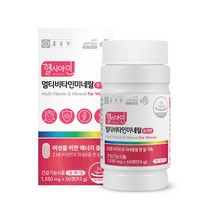 종근당 헬시아민 멀티비타민미네랄 포우먼 60정 2개월분, 1개