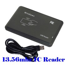 카드단말기 리더기 리더 EM4100 USB 근접 센서 스마트 카드 드라이브 없음 발행 장치 EM ID 액세스 제어용, 05 ICRead02 13.56mhz