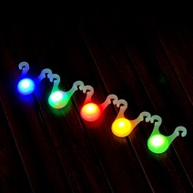 헬로우캠핑 LED 스트링가드 (20개1세트) 타프 캠핑용품 자전거 후미등 전조등 라이트, 스트링가드-레드(20개)