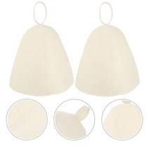 Hat Sauna Bath Russian Cap Felt Head Spa Banya Wool Wrap Hair House Cover Room Hatsheadwear Vaporari, [02] White, 02 White