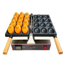 커피콩빵 기계 델리만쥬 메이커 고온 와플 견과류, 전기 난방 스마일 큰 계란 와플 기계