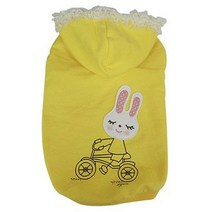 WMY514038애견 후드티 바니옐로우 L 1P 강아지옷 애견옷 티셔
