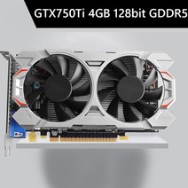 그래픽카드 GTX 1050 TI 4GB 게임용 그래픽 카드 128bit GDDR5 NVI, 02 CHINA, 09 GTX750Ti 4G