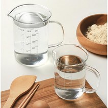 내열강화유리 계량컵 유리비커 이유식 계량컵파는곳, 크로크 계량컵 (MC02 500ml)