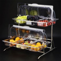 실온쇼케이스 카페 제과 런치 반찬 쇼케이스, 1/1 멜라민 하이 2CM + 선반 + 플립