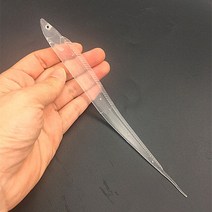 빅 베이트 루어 일본 빅게임 소프트 바다 낚시 anuila Lure Shad Bait 수영 장어 루어 헤어테일 미끼 바닷, 03 Transparent_02 20cm