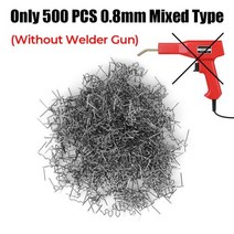 핫 스테이플러 플라스틱 용접 기계 50W 자동차 범퍼 수리 키트 스테이플 건 균열 도구, Only Wave staples