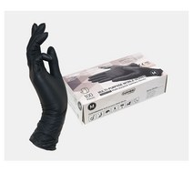 니트릴 블랙 요리용장갑 니트릴장갑 쉐프장갑 100매 1통, S