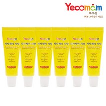 예꼬맘 주니어 소형 치약 3단계 6개입 불소, 6개, 15g