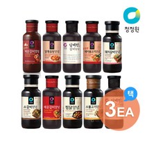 [청정원] 고기양념 500g 10종 3개 선택(갈비/불고기/찜닭), 선택:닭볶음양념 480g x 3개