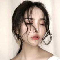 옆머리 NE똑딱이 3p 부분가발 헤어피스 여신머리 S컬, 상세페이지 참조