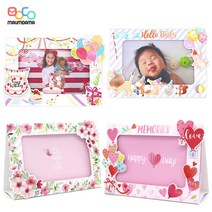 마음담아 스탠딩 종이액자 페이퍼프레임 인테리어 장식 소품 탁상, 3. 플라워종이액자