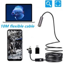 HD 낚시 카메라 IP67 방수 수중 WiFi 연결 휴대폰 태블릿 8LED 조명 어군 탐지기 장치 10m 15m, 01 10m flexible cable, 01 10m flexible cable