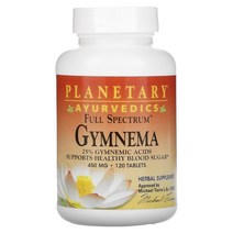 Planetary Herbals Ayurvedics 전체 스펙트럼 체육관 450 mg 120 정제