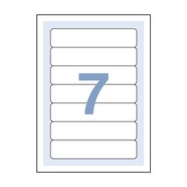 화일인덱스라벨(7칸)C-3025 전산라벨 주소라벨 라벨지, 1