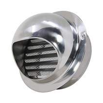 가스배출 화목난로흡출기 고기 환풍 창틀60-120mm 강철 환기 그릴 벽 구멍 커버 추출기 후드 루버 밸브 배, 01 60mm