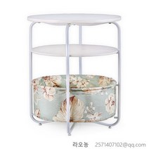 라오농 거실협탁 미니 침실 사이드테이블 서랍 철제 쇼파 이케아 원목 침대옆테이블 서랍장 엔틱 거실장 수납장+KIGjufg478X, 에덴의 둥근 3 층 천사