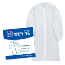 일회용 급할때 영양사 비상용 실험용 가운 손님 감영방지 검진 애견미용사가운 견학 방문자, 상세페이지 참조