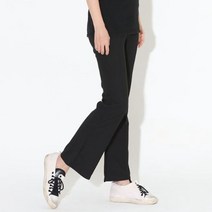 팬츠 트레이닝 부츠컷 츄리닝 밴딩 무지 여성