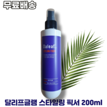 달리프글램 스타일링 픽서 200ml DALEAF GLAM STYLING FIXER 앞머리 헤어벌륨 헤어픽서 강력한고정 스타일링픽싱, 2개