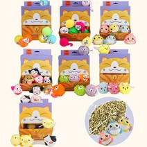 FOFOS 고양이 볼 박스 / 캣닙 포함/ 방울소리, 동물농장(DCF18559), 1BOX
