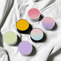 무지 그립톡 스마트톡 핸드폰 거치대 팝그립 그라에이션 파스텔 단색, 블랙, 단색_그린, 1개