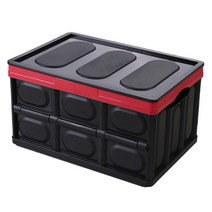 할메이드 접이식 리빙박스 폴딩박스 대(56L), 블랙