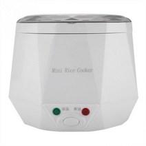 저당 트레이 저당질 식단조절 압력 밥솥 미니 24v 140w 휴대용 도시락 전기 기선 식사 열 가열 자동 식품 용기 따뜻한 요리 냄비 91, 하얀색