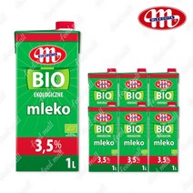 믈레코비타 유기농 (3.5%) : 멸균우유 1000ml x (6개입), 6개