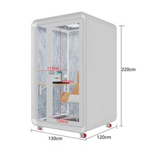 방음부스 스튜디오 흡음재 조립식 방음재, 3. 화이트 130120220, 1개