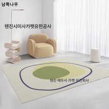 그린 프레시 프렌치 카펫 거실 러그 소파 테이블 매트 펜션 침실 침대 옆 캐시미어 카펫