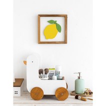 귀여운 동물 모양 원목 매거진랙 미니 책꽂이 수납 정리함 유아 책꽂이, 블루생쥐