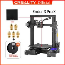 목업제작 3D프린터 CREALITY 3D Ender-3 Pro 프린터 인쇄 마스크 마그네틱 빌드 플레이트 이력서 정전 인쇄 키트 Mean Well 전원 공급 장치, CN, 3ProX 1PLA 추가
